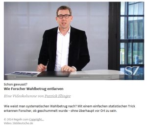 SZ Videoartikel - Wie Forscher Wahlbetrug entlarven