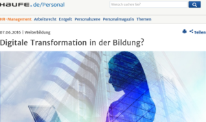 Digitale Transformation der Bildung